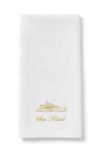 White “Like Linen” Dinner Napkins