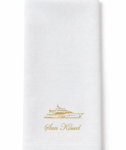 White “Like Linen” Dinner Napkins
