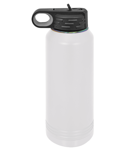 Polar Camel 32oz White/Prism ION-Plated Water Bottle