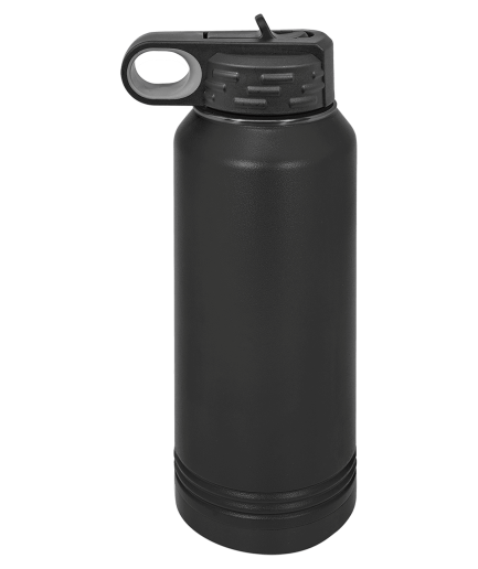 Polar Camel 32oz Black ION-Plated Water Bottle