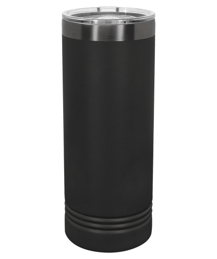 Polar Camel 22oz Black ION-Plated Skinny Tumbler