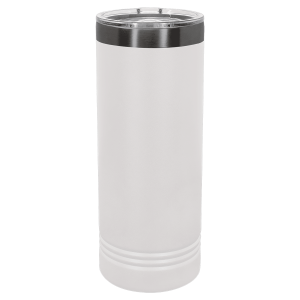 Polar Camel 22oz White/Ghost Black ION-Plated Skinny Tumbler