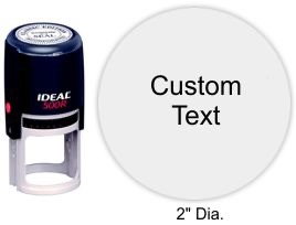 Compact 2" Custom Round Stamp